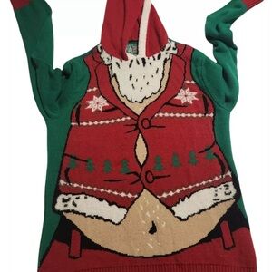 Ugly Christmas Sweater Red and Green Men's Sweater